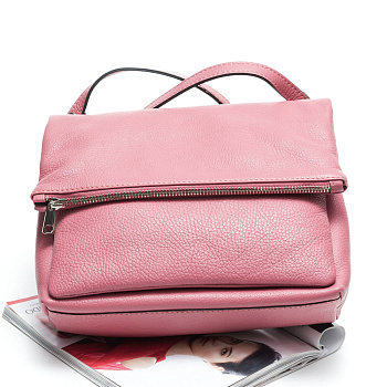 Розовые кожаные женские сумки недорого  - фото 16