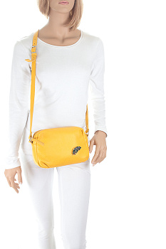 Жёлтые кожаные женские сумки недорого  - фото 16