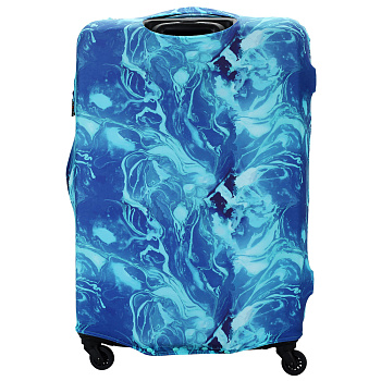 Синие чехлы для чемоданов  - фото 19