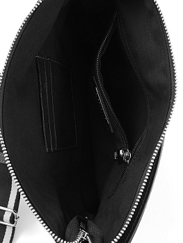 Чёрные женские сумки-мешки  - фото 96
