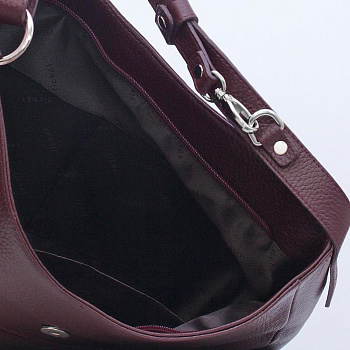 Бордовые кожаные женские сумки недорого  - фото 15