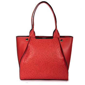 Красные женские кожаные сумки  - фото 109