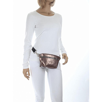 Женские кожаные сумки на пояс  - фото 80