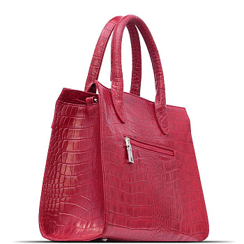 Красные кожаные женские сумки недорого  - фото 10