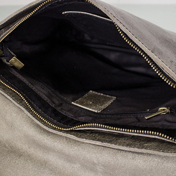Мужские портфели цвет серый  - фото 4