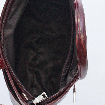 Недорогие кожаные коричневые женские сумки  - фото 15