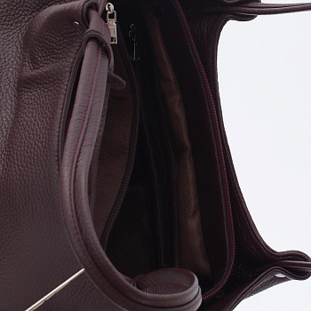Бордовые кожаные женские сумки недорого  - фото 83