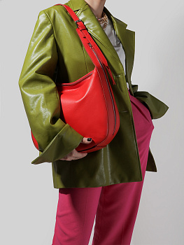Красные женские сумки-мешки  - фото 43