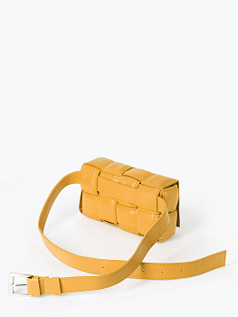 Женские сумки на пояс желтого цвета  - фото 3