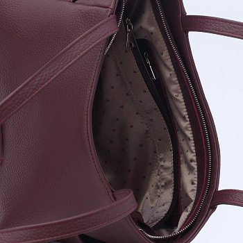 Бордовые кожаные женские сумки недорого  - фото 68