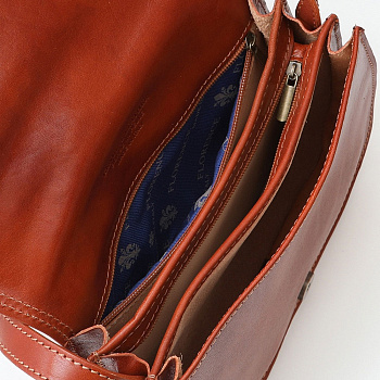 Рыжие женские кожаные сумки  - фото 39