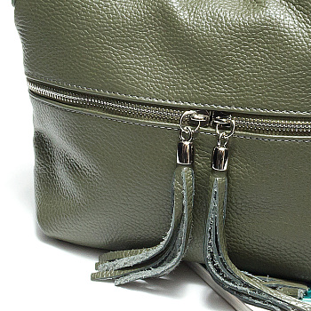Недорогие кожаные женские сумки  - фото 16