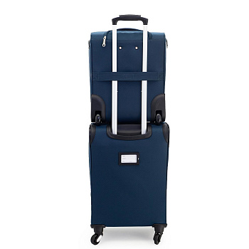 Синие чемоданы на 2 колёсах  - фото 11