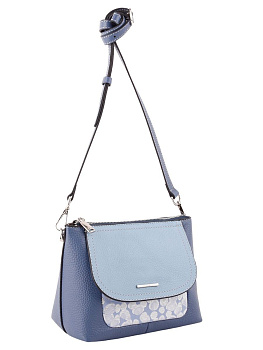 Голубые женские сумки через плечо  - фото 45