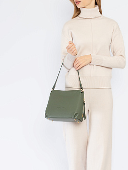 Зеленые кожаные женские сумки  - фото 117
