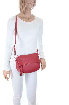 Красные кожаные женские сумки недорого  - фото 56