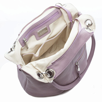 Фиолетовые женские сумки-мешки  - фото 23