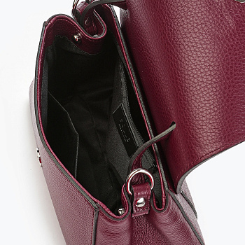 Бордовые женские кожаные сумки  - фото 69