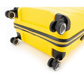 Жёлтые чемоданы для ручной клади  - фото 24