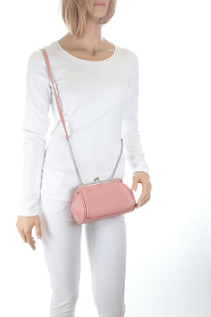 Розовые кожаные женские сумки недорого  - фото 32