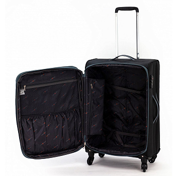 Чёрные чемоданы на 2 колёсах  - фото 15