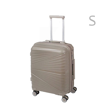 Бежевые чемоданы для ручной клади  - фото 1