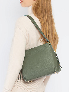Зеленые кожаные женские сумки  - фото 118