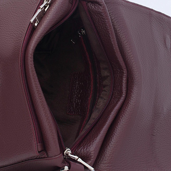 Бордовые кожаные женские сумки недорого  - фото 71