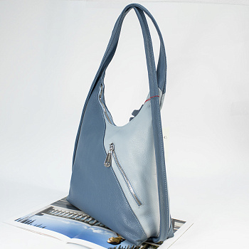 Сумки - рюкзаки Голубого цвета  - фото 2