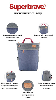 Женские рюкзаки SUPERBRAVE  - фото 36