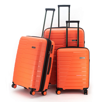 Оранжевые чемоданы для ручной клади  - фото 13